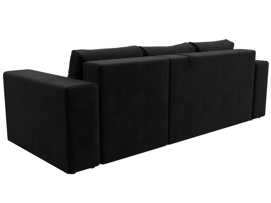 Диваны угловые в гостиную, Диван угловой Лига-076 угол универсальный, велюр SEVEN