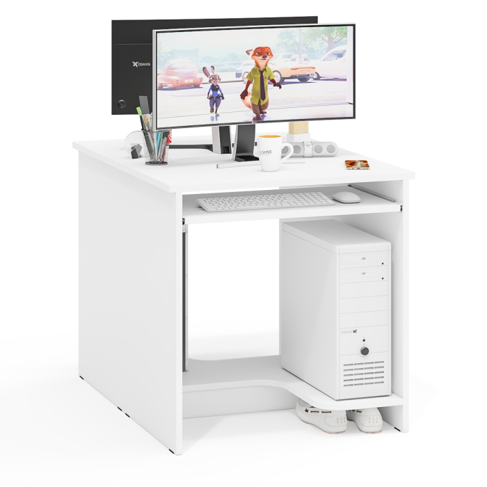 Прямые компьютерные столы, Два стола компьютерных Мебельный двор СК 11-1