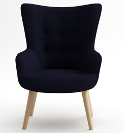 Кресло интерьерное Шелли, искусственный мех