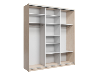 Шкаф купе 3-х дверный Айсберг 220 +зеркало