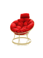 Кресла, Кресло ПАПАСАН мини без ротанга бежевое