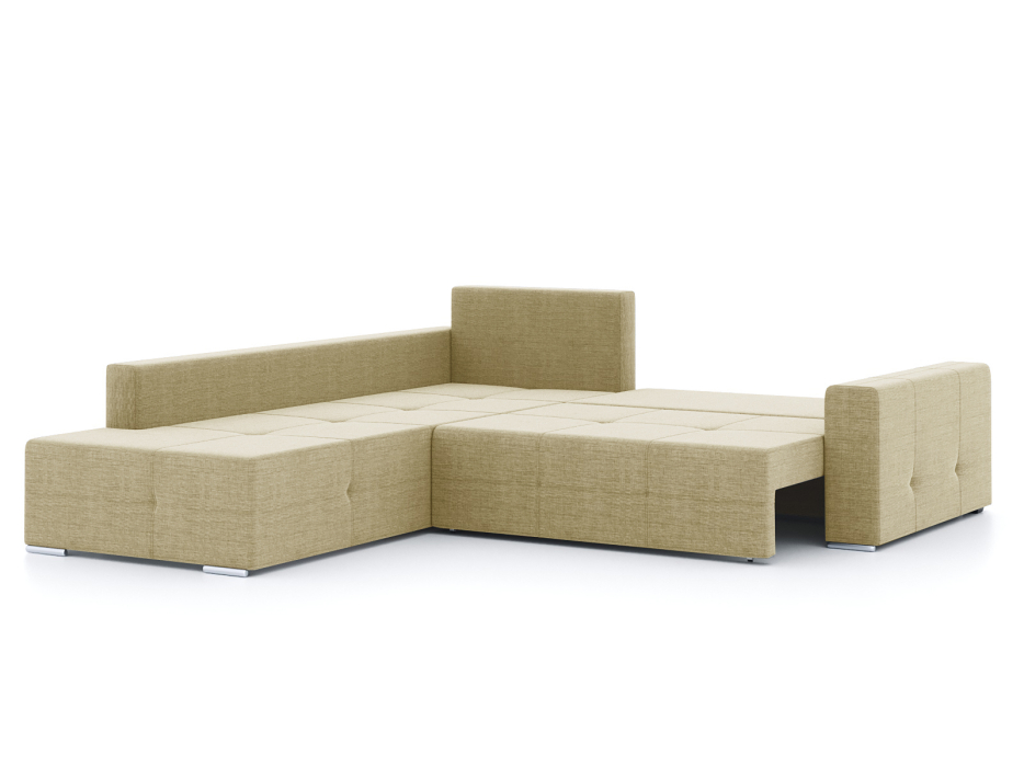 Диваны угловые в гостиную, Диван-кровать угловой Леос НПБ, рогожка