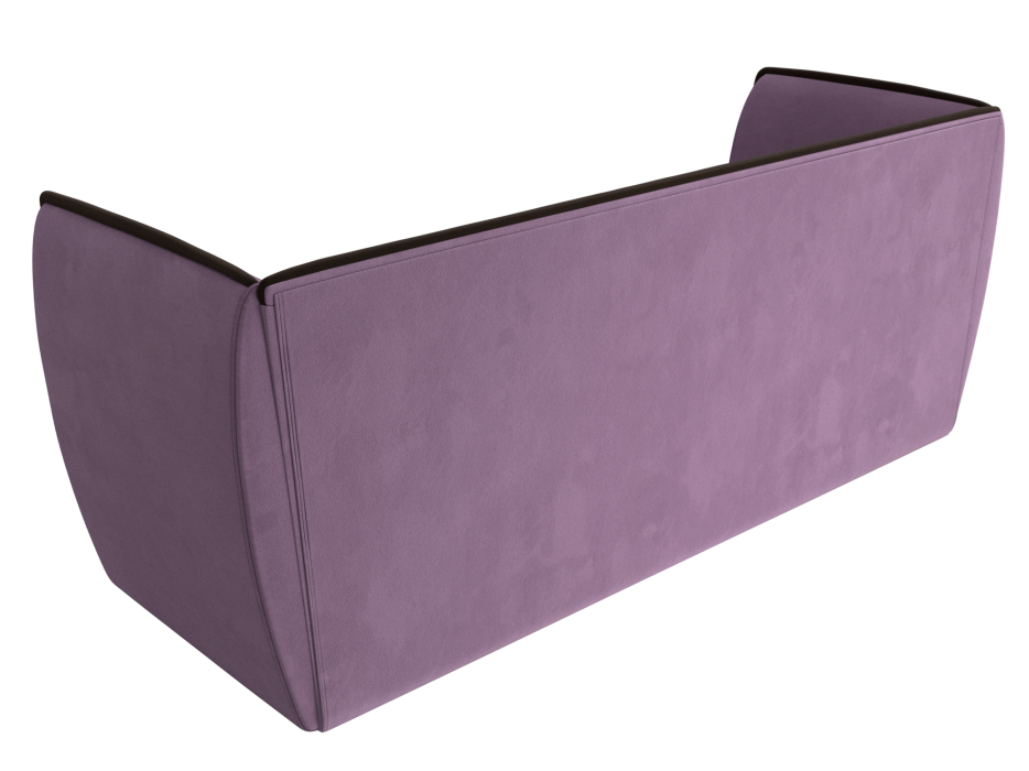 Дизайнерские диваны для гостиной, Прямой диван Бергамо 3-х местный, микровельвет