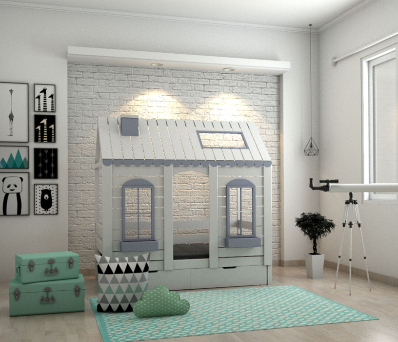 Кровати-домики, Кровать детская Jemini +160х80 см