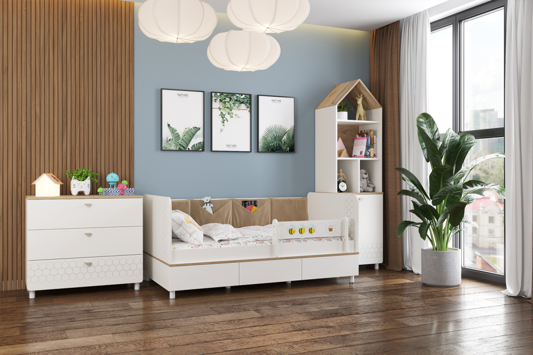 Кровати одноярусные, Детская кровать с ящиками Эйп 11.40