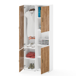 Пенал с нишей и пенал для одежды Лидер-8