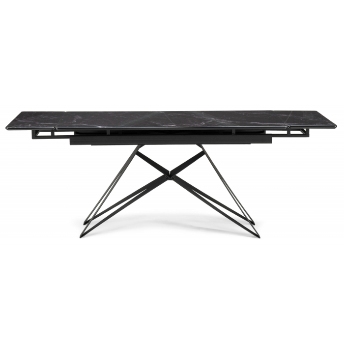 Обеденные столы, Стеклянный стол Блэкберн new 140(200)х80х75