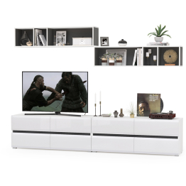 Две ТВ тумбы Сидней с полками