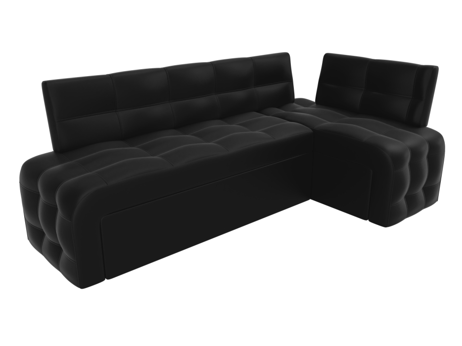 Диваны угловые кухонные, Кухонный угловой диван Люксор правый угол, экокожа