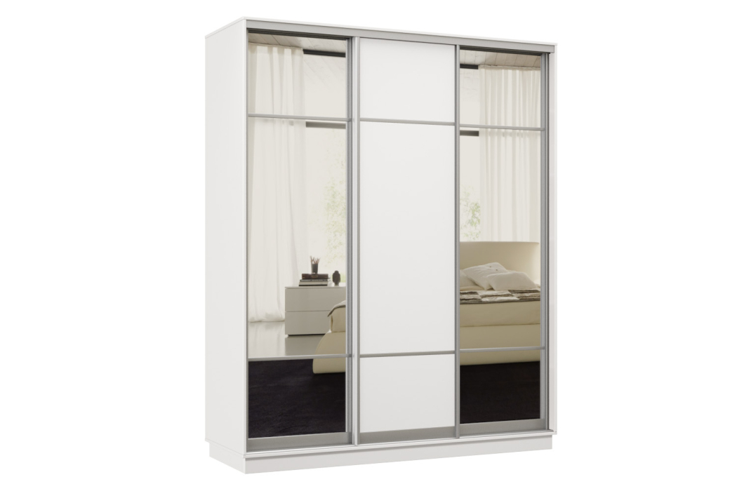 Шкафы-купе, Шкаф-купе Премьер Лайт 33 (11;08;11) трехдверный