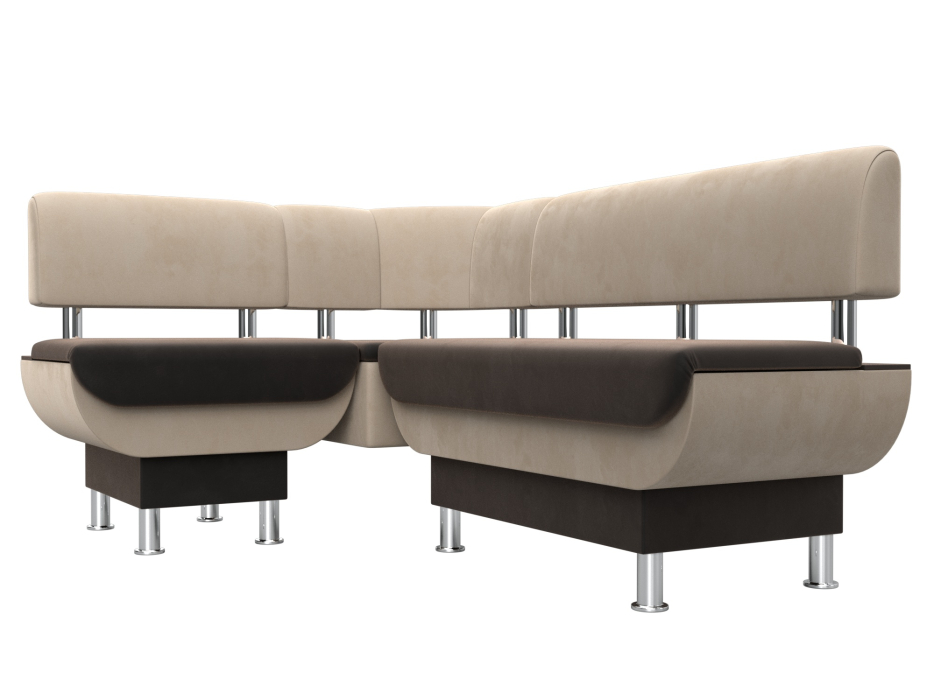 Кухонные уголки, Кухонный угловой диван Альфа левый угол, велюр