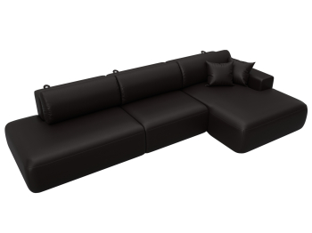 Диван угловой Лига-036 НПБ Модерн Лонг правый угол, экокожа GRIFON 