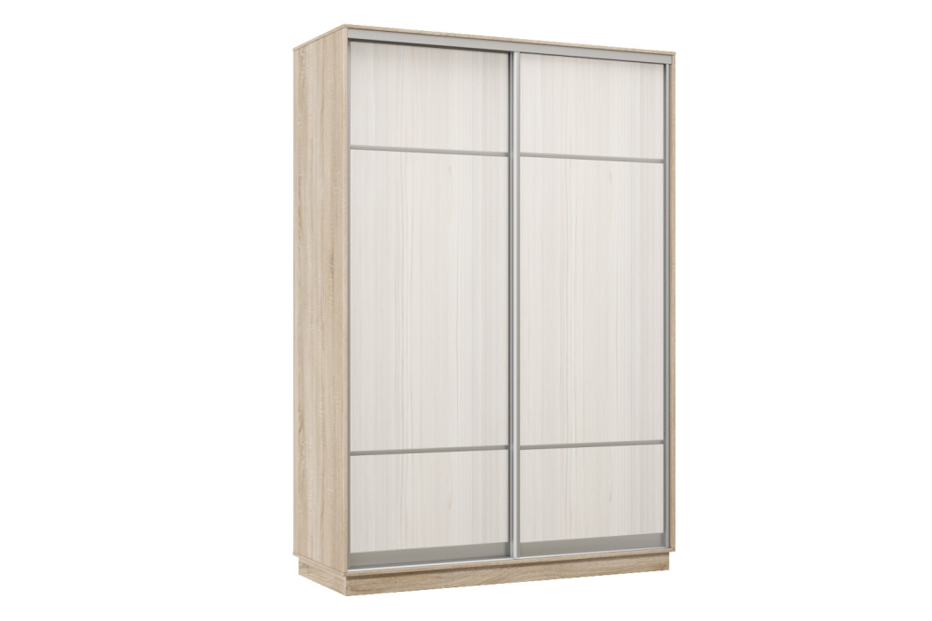 Шкафы-купе, Шкаф-купе Премьер Лайт 02 Мини (08;08) двухдверный