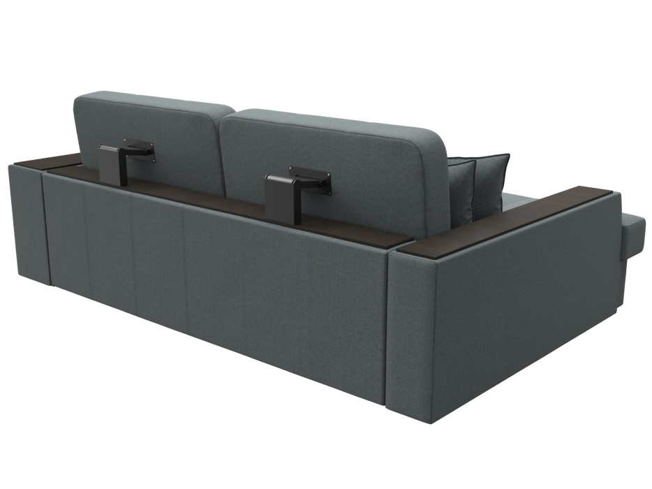 Диваны угловые в гостиную, Диван угловой Брюссель левый угол, рогожка Амур