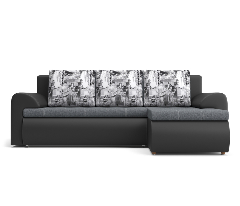 Диваны угловые в гостиную, Угловой диван Цезарь, правый