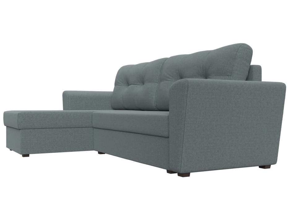 Диваны угловые в гостиную, Угловой диван Амстердам Лайт левый угол, рогожка