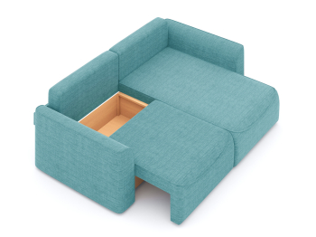 Диван-кровать угловой Рафаэль еврокнижка НПБ, рогожка