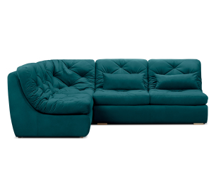 Модульный угловой диван Борнео со спальным местом, велюр