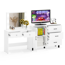 Комод 123-1204 и косметический столик с подсветкой СТ-5