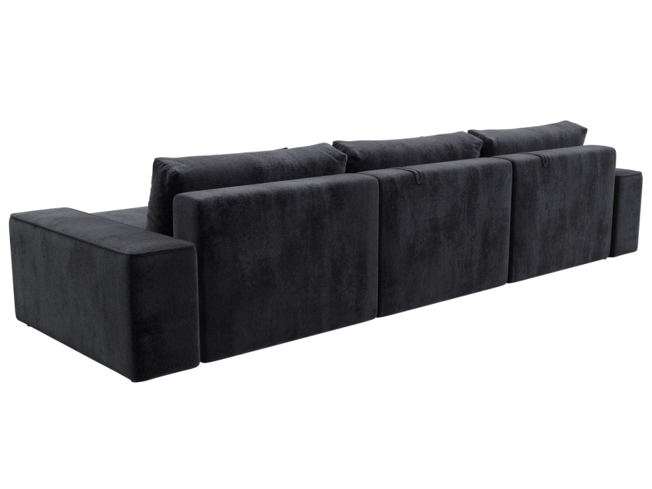 Диваны угловые в гостиную, Диван угловой Лига-074 угол универсальный, велюр TOWER