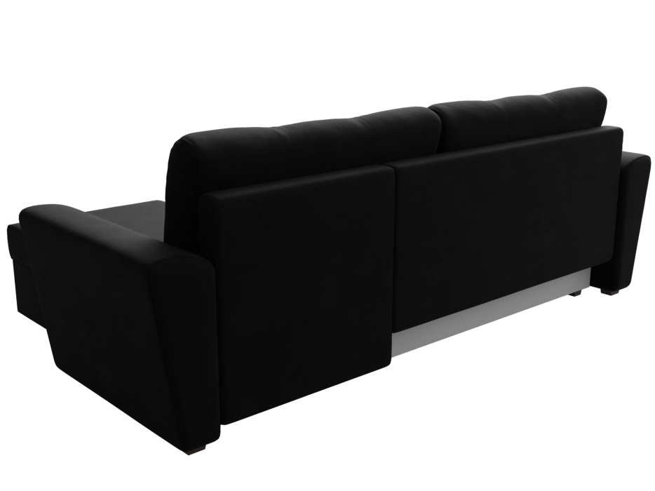 Диваны угловые в гостиную, Угловой диван Амстердам Лайт правый угол, микровельвет