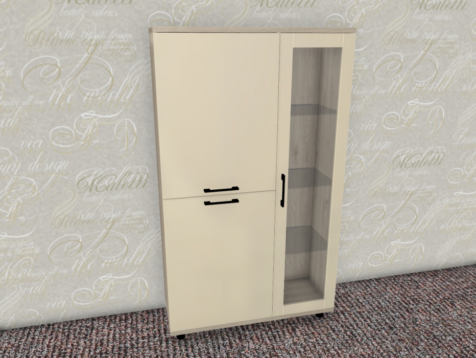 Шкафы распашные, Модульная система Грейс Шкаф ШК-5082  Гикори Джексон Светлый