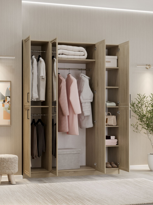 Для одежды, Шкаф распашной МДФ ШК-4/3