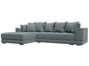 Диван угловой НордСтар левый угол, рогожка Амур