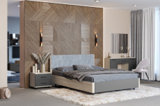 Спальные гарнитуры, Модульная спальня Грейс композиция 7  Ясень Асахи