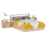 Спальные гарнитуры, Кровать Камелия 1600 с двумя прикроватными тумбами