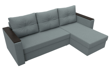 Диван угловой Атланта бес стола универсальный угол, рогожка Амур