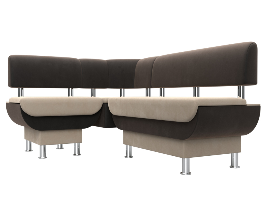 Кухонные уголки, Кухонный угловой диван Альфа левый угол, велюр