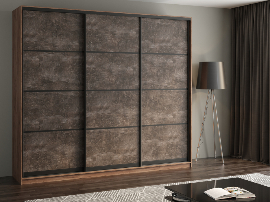 Шкафы-купе, Шкаф купе 3-х дверный АЙСБЕРГ ЛОФТ 250 