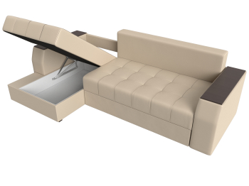 Угловой диван Эмир БС левый угол, экокожа