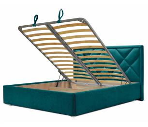 Кровать Сидней 120 с подъемным механизмом, микровелюр