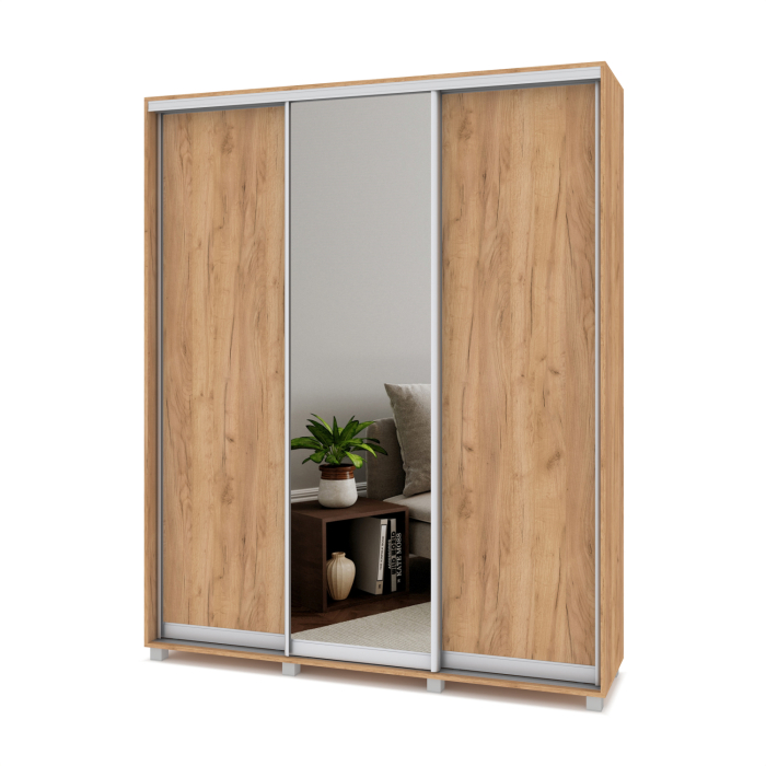 Шкафы-купе, Шкаф-купе 3-дв  Роланд Р482  (в2200*ш1800*г450)