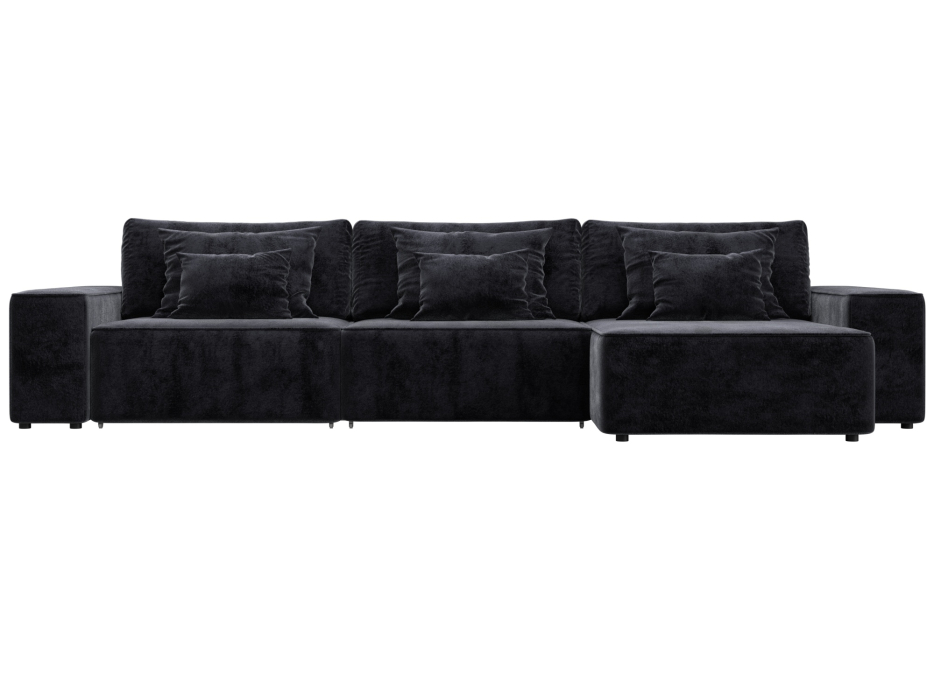 Диваны угловые в гостиную, Диван угловой Лига-074 угол универсальный, велюр TOWER