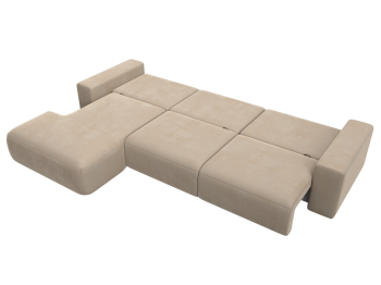 Диван угловой Лига-036 Классик Лонг левый угол, велюр