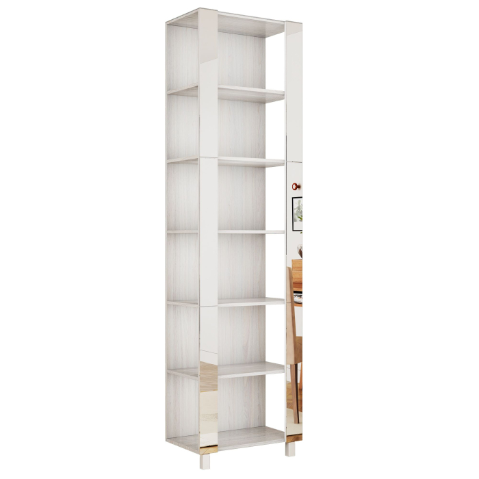 Открытые, Стеллаж модульный Универсальный 35х44х240 Зеркало