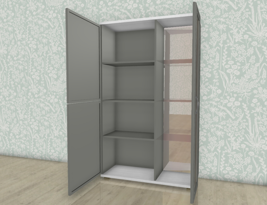Шкафы двухстворчатые, Модульная система Карина Шкаф ШК-1082