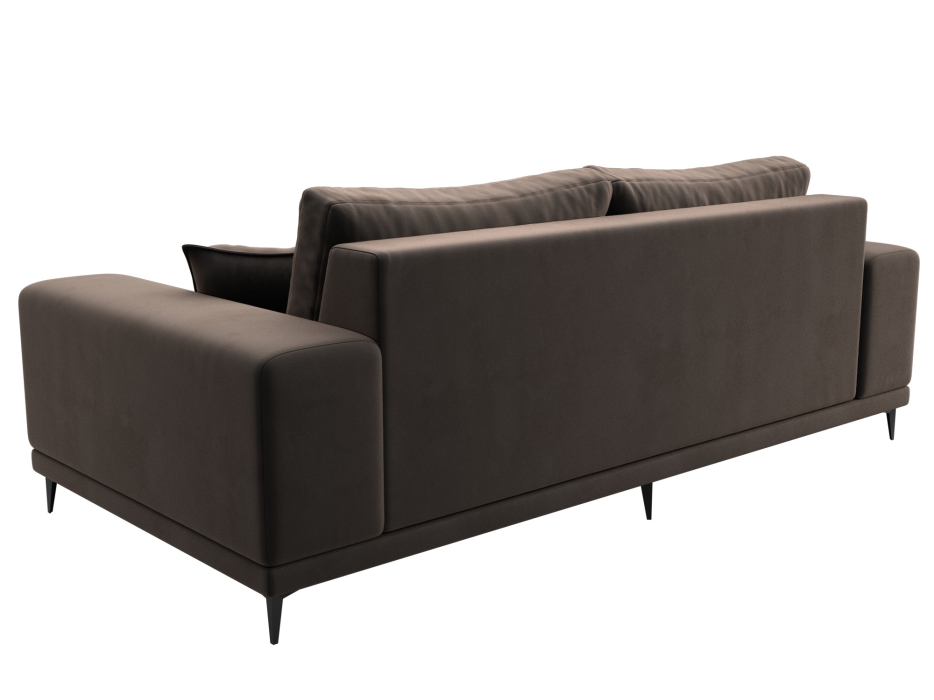 Диваны кровати со спальным местом, Прямой диван Льюес, велюр