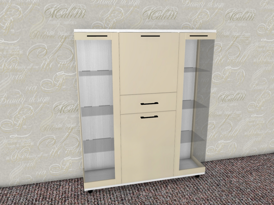 Серванты, Модульная система Грейс Шкаф ШК-5080  Снежный Ясень