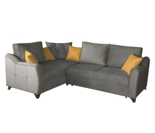 Диваны угловые в гостиную, Угловой диван Френсис, Велюр Амиго