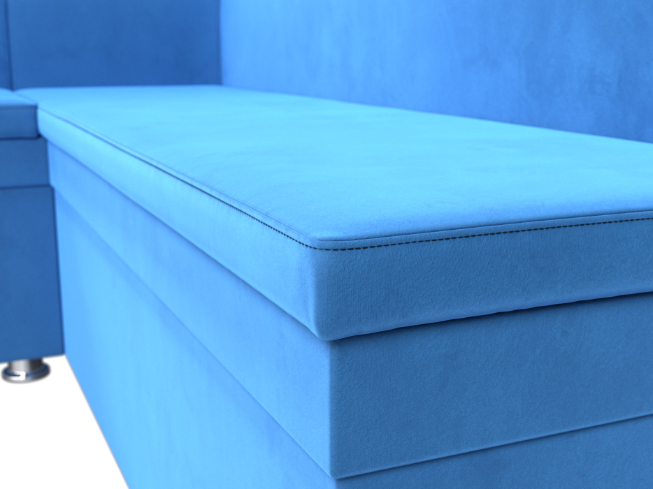 Диваны угловые кухонные, Диван кухонный угловой Уют левый угол, велюр