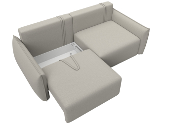 Диван прямой Лига-051 НПБ, рогожка Амур