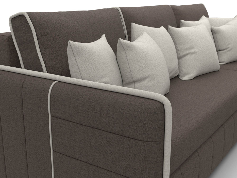 Диваны угловые в гостиную, Диван угловой Лига-078 угол универсальный, рогожка Амур