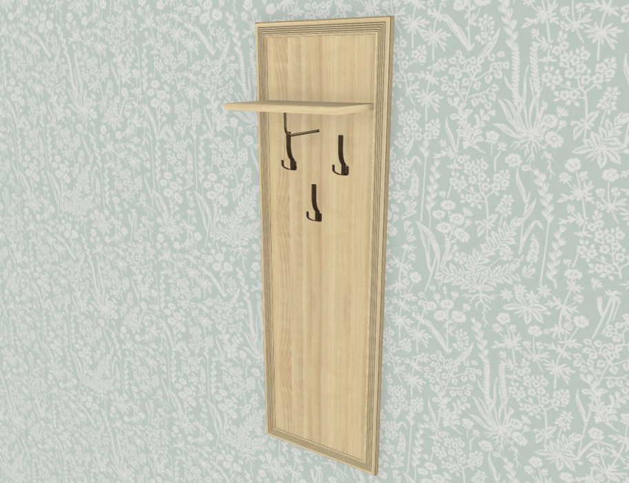 Настенные, Модульная система Карина Вешалка ВШ-1001