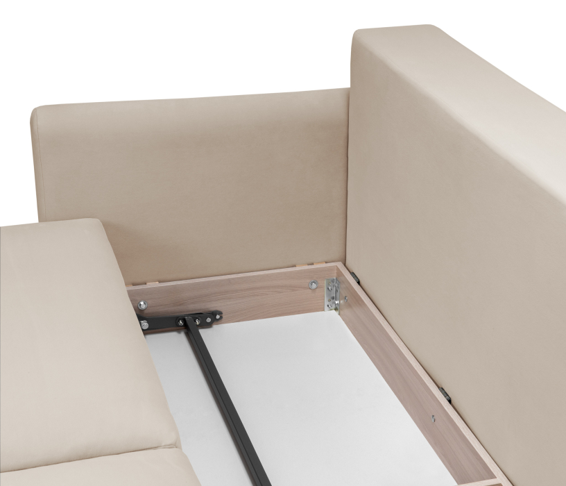 Диваны еврокнижки, Диван кровать прямой со спальным местом "Мия", микровелюр