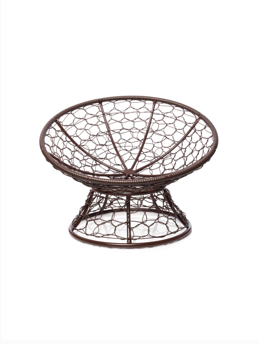 Кресла, Кресло ПАПАСАН с ротангом коричневое