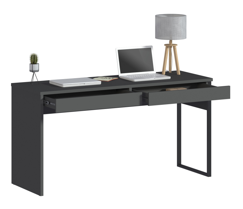 Прямые компьютерные столы, Стол Мика СБ-3310 Диамант серый